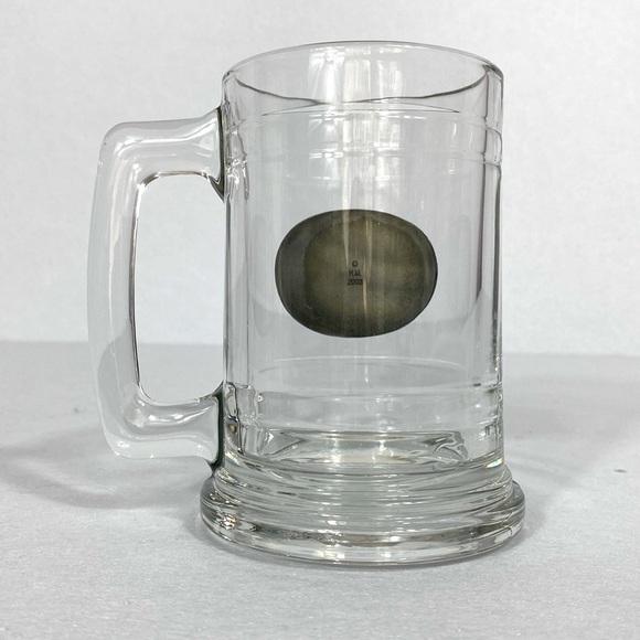 Georgia Bulldogs H&M Clear Glass Mug with Metallic Emblem - Picture 4 of 9